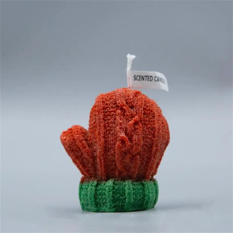 Christmas Scented Candle Creative Mini Gloves Candle Ornaments Christmas Candles for Home New Year Table Decoration Gift