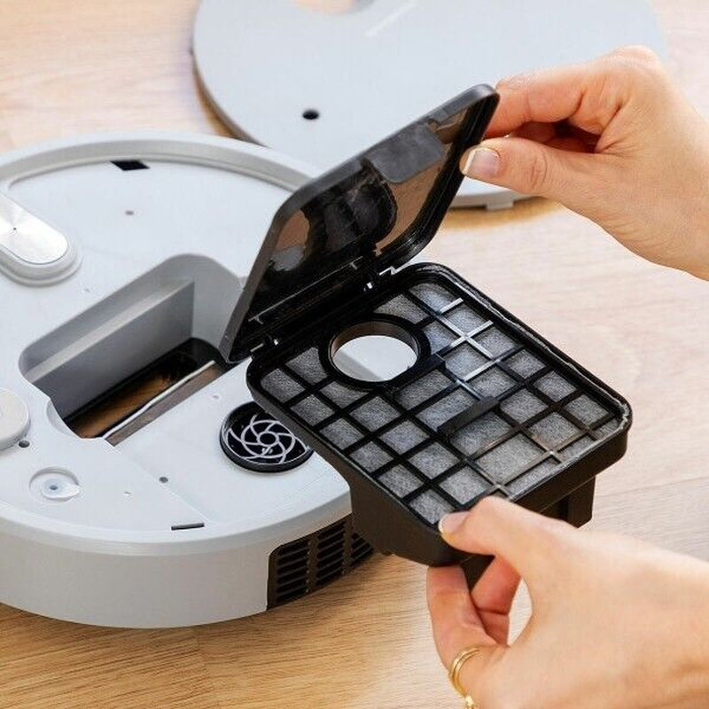 Robot Aspirapolvere Lava Pavimenti per Pulizia 5 in 1 Lucida Disinfetta Luce Uv