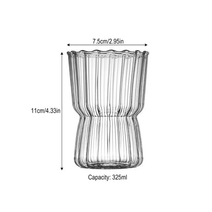 350/500/550/750ML Drinking Glasses Can Shaped Glass Cups with Bamboo Lids and Glass Straws for Beer Iced Coffee Wine Cocktail