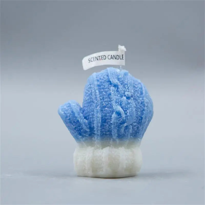 Christmas Scented Candle Creative Mini Gloves Candle Ornaments Christmas Candles for Home New Year Table Decoration Gift