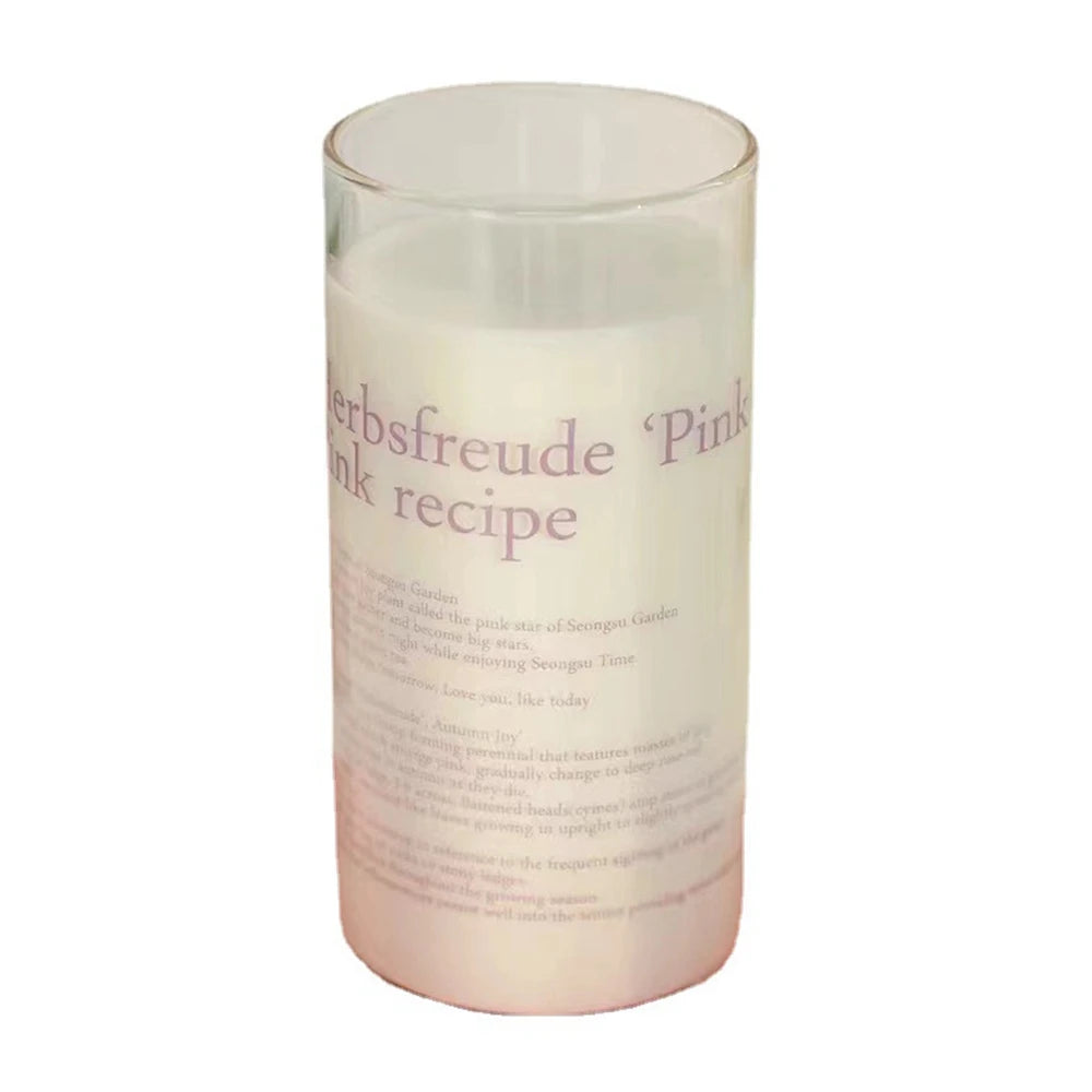 350/500/550/750ML Drinking Glasses Can Shaped Glass Cups with Bamboo Lids and Glass Straws for Beer Iced Coffee Wine Cocktail