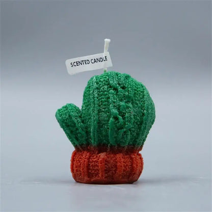 Christmas Scented Candle Creative Mini Gloves Candle Ornaments Christmas Candles for Home New Year Table Decoration Gift