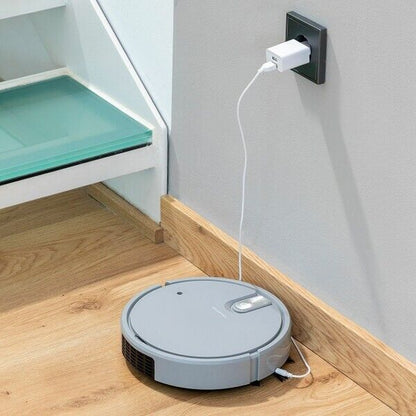 Robot Aspirapolvere Lava Pavimenti per Pulizia 5 in 1 Lucida Disinfetta Luce Uv